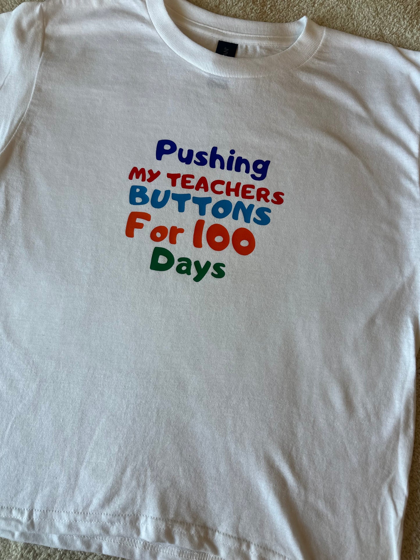 100th Day "Do it Yourself" Shirt