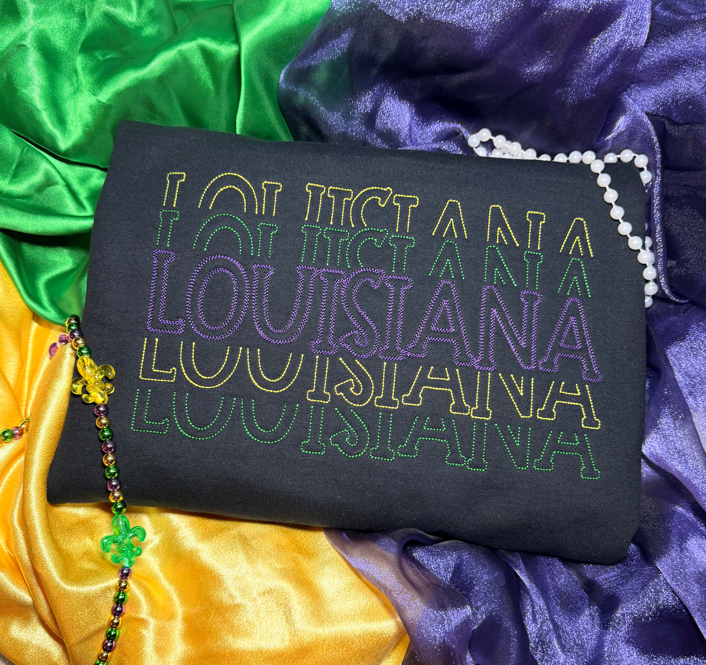 Louisiana Embroidered Sweatshirt