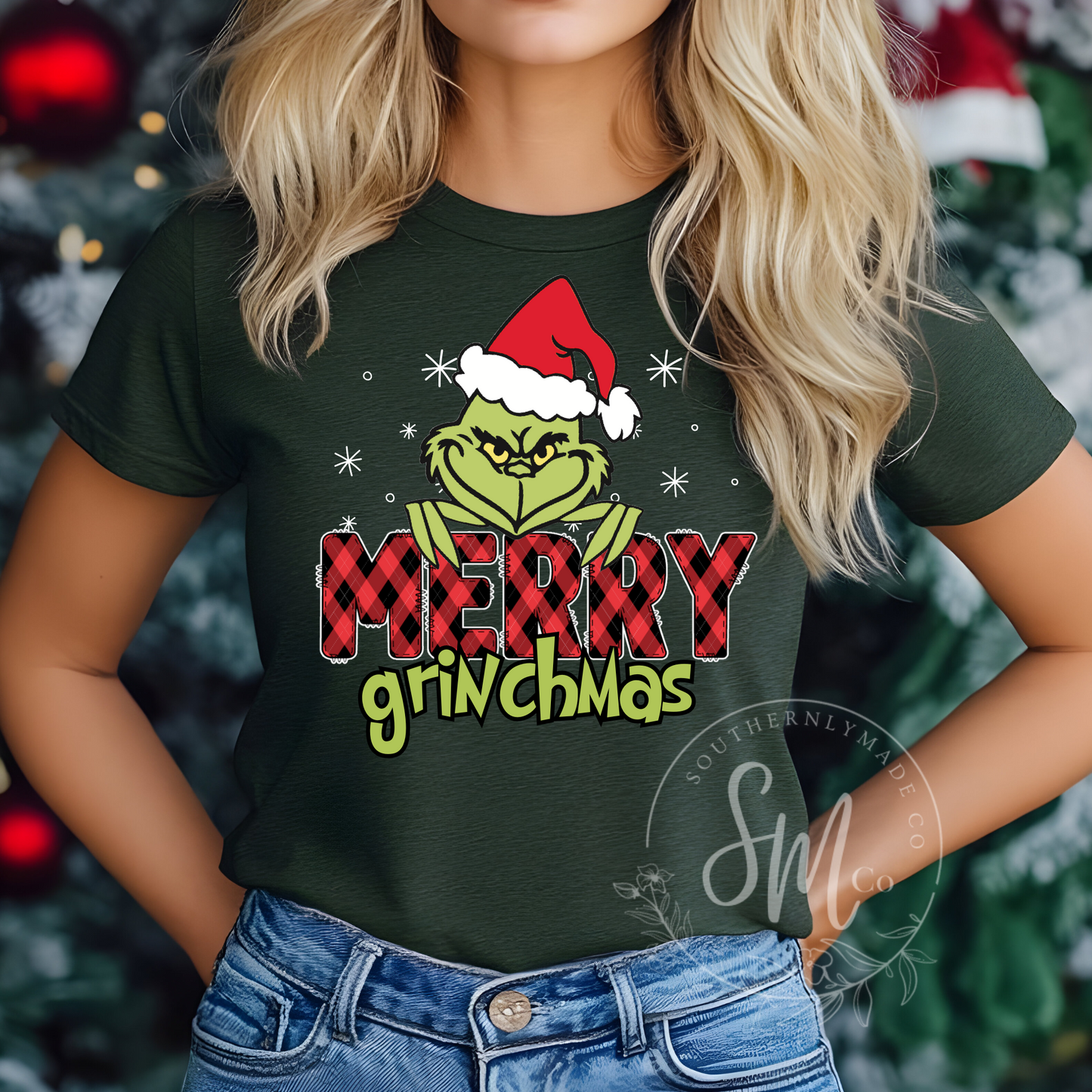 Merry Grinchmas (Red) Design