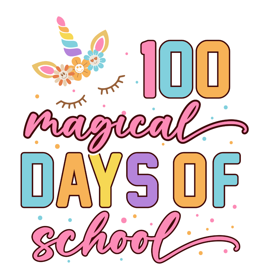 100 Days of School Designs