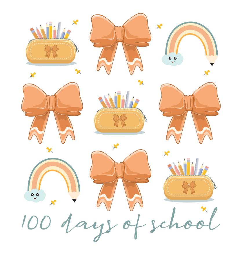 100 Days of School Designs