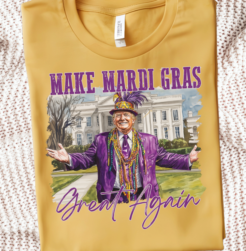 Make Mardi Gras Great Again Design
