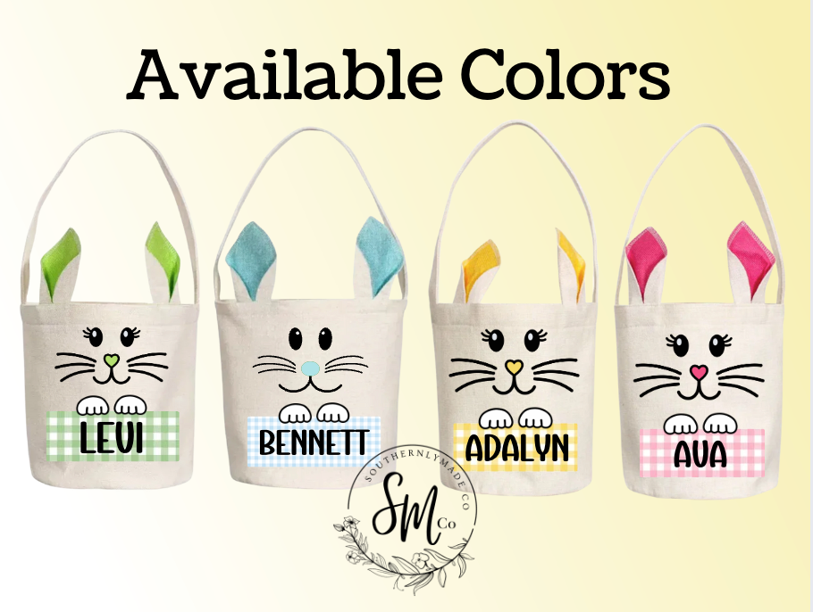 Personalized Easter Bunny Basket