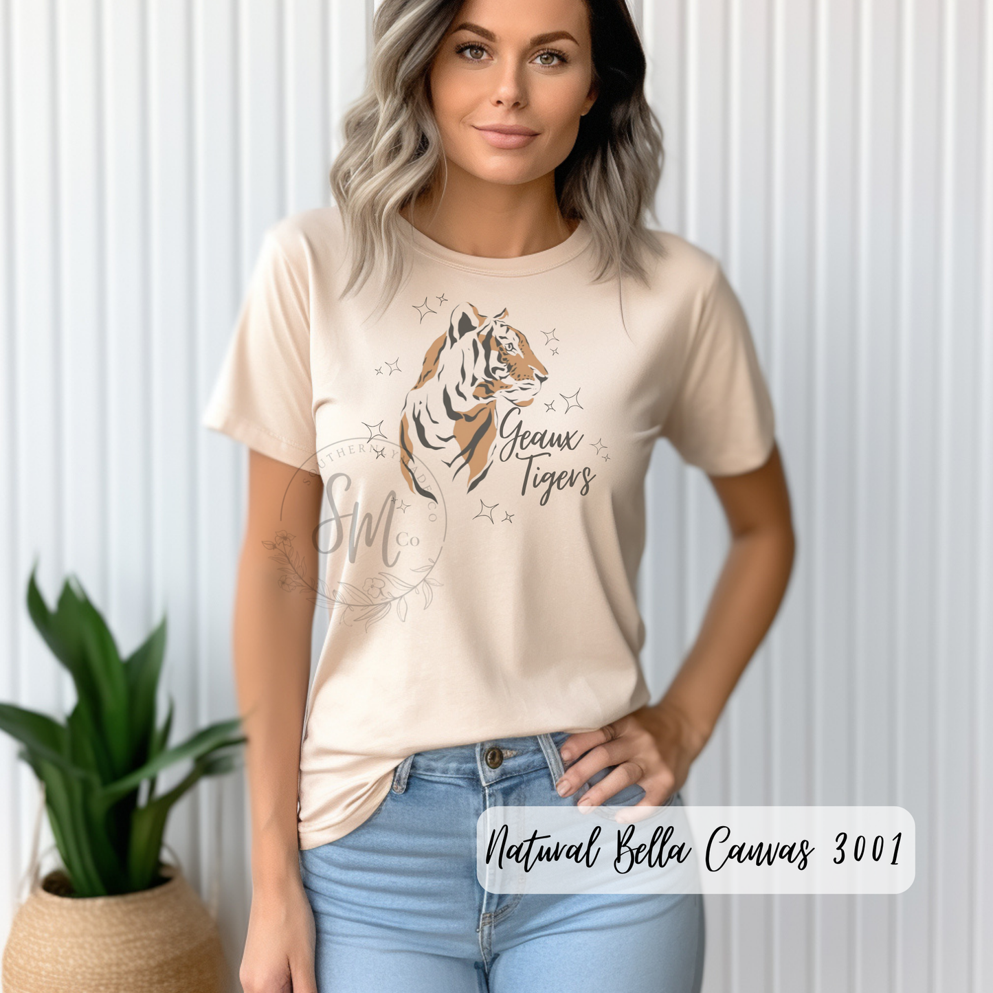 Geaux Tigers Stars (Neutral) Tee