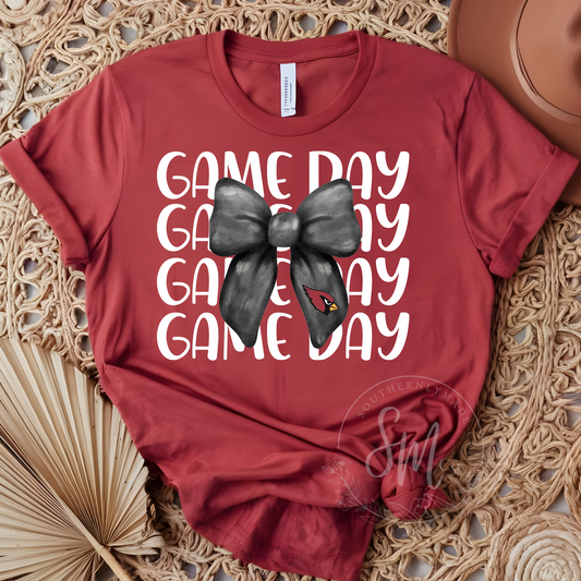 Game Day Bow - Cardinals