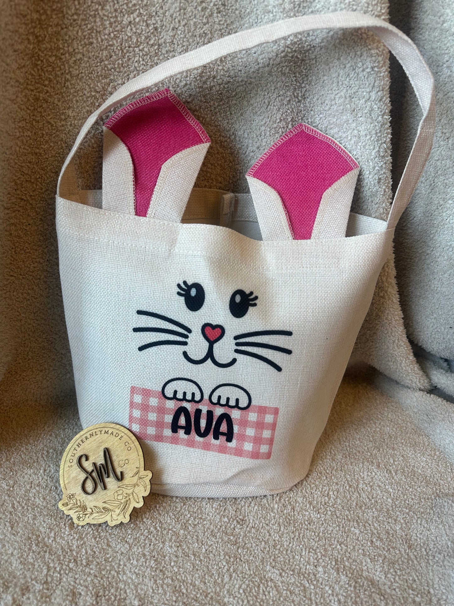 Personalized Easter Bunny Basket