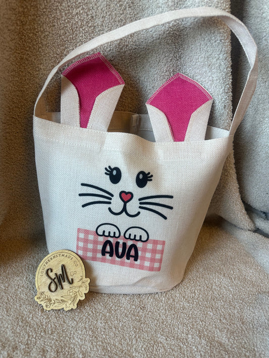 Personalized Easter Bunny Basket