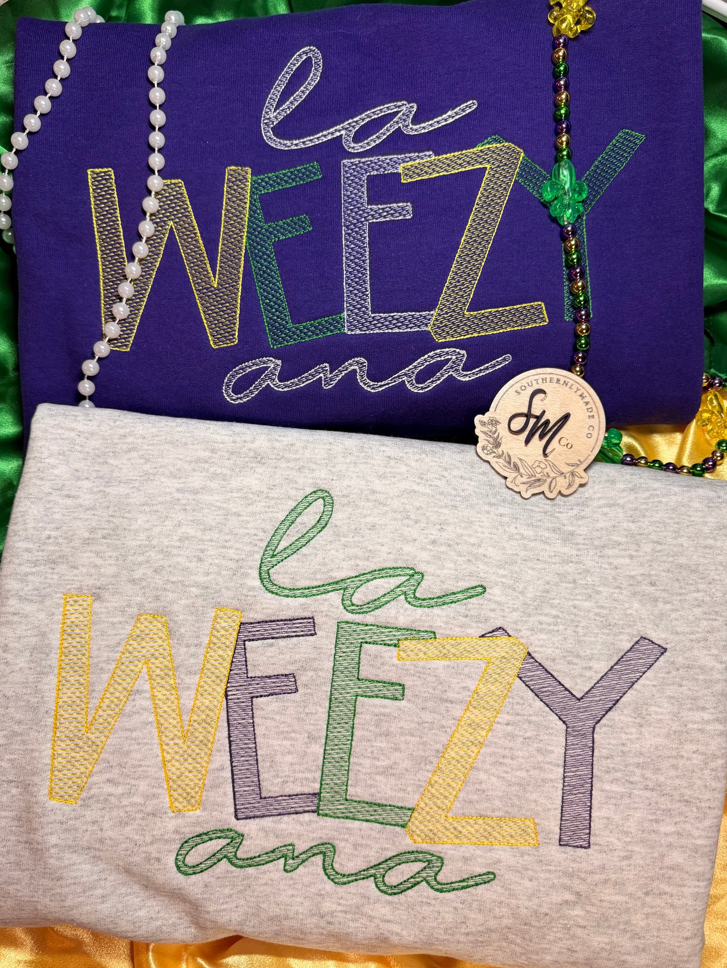 La Weezy ana Embroidered Sweatshirt