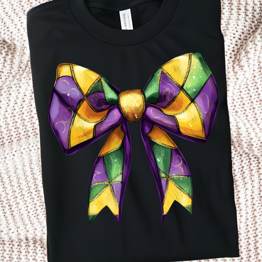 Mardi Gras Coquette Bow