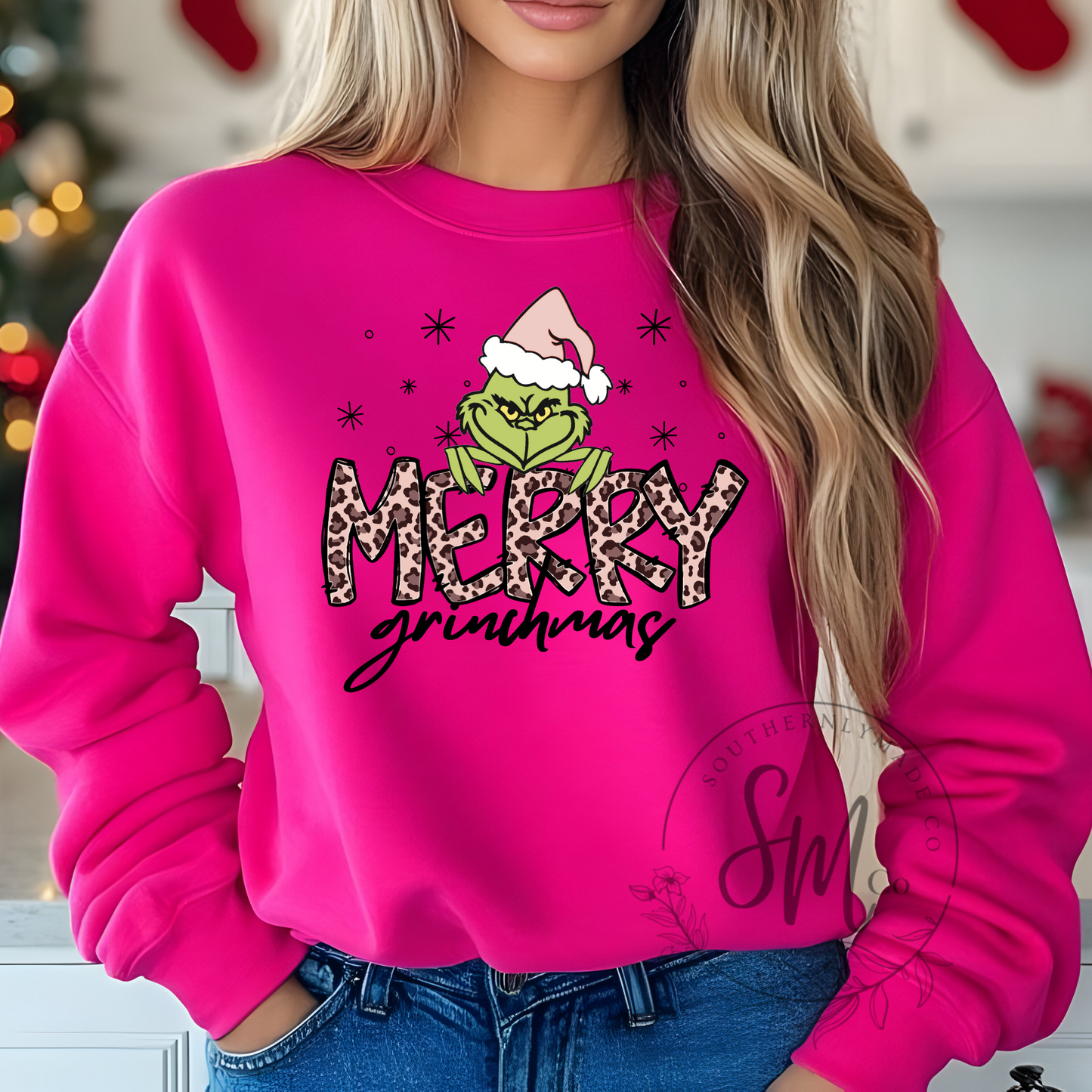 Merry Grinchmas (Pink) Design