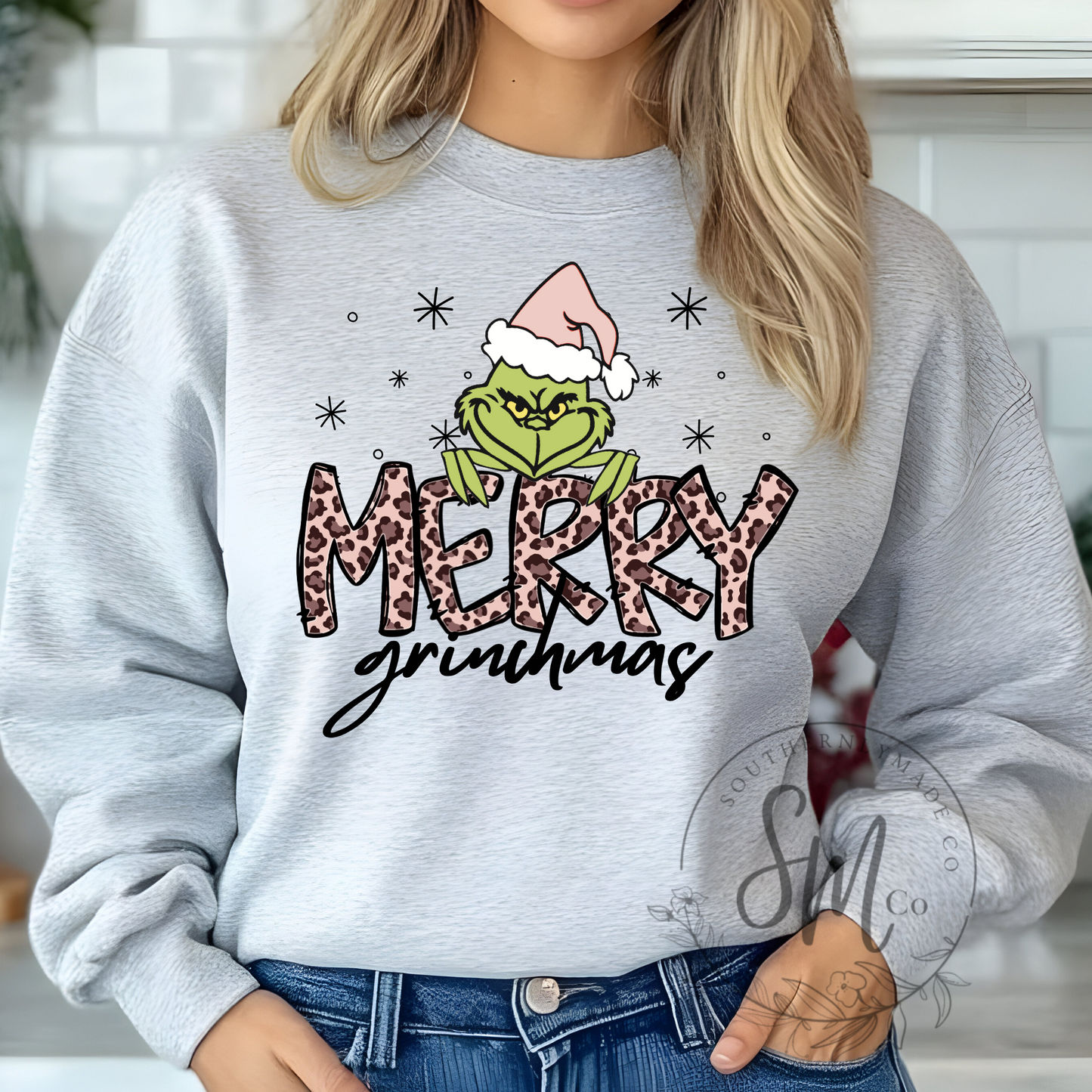 Merry Grinchmas (Pink) Design