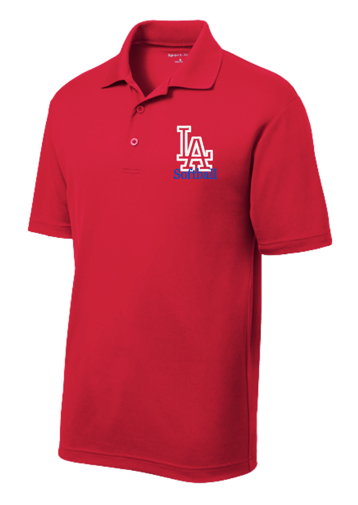 LAHS Softball | Embroidered PosiCharge RacerMesh Polo {unisex, women, youth}