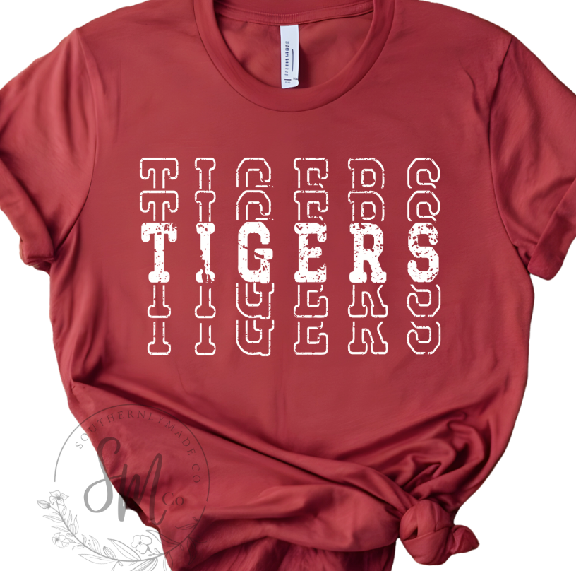 Tigers Distressed X5