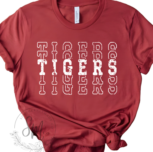 Tigers Distressed X5