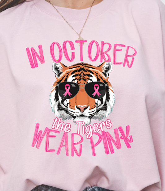 In October the Tigers Wear Pink