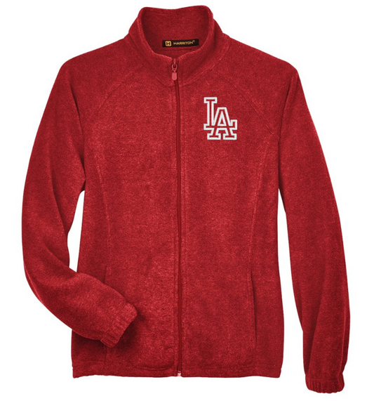 LAHS Softball | Embroidered Fleece Zip Up {men, women, + youth}