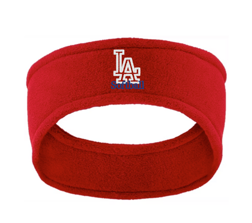LAHS Softball | Embroidered Fleece Ear Warmers