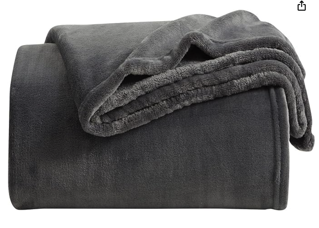 LAHS Softball | Grey Fleece Blanket