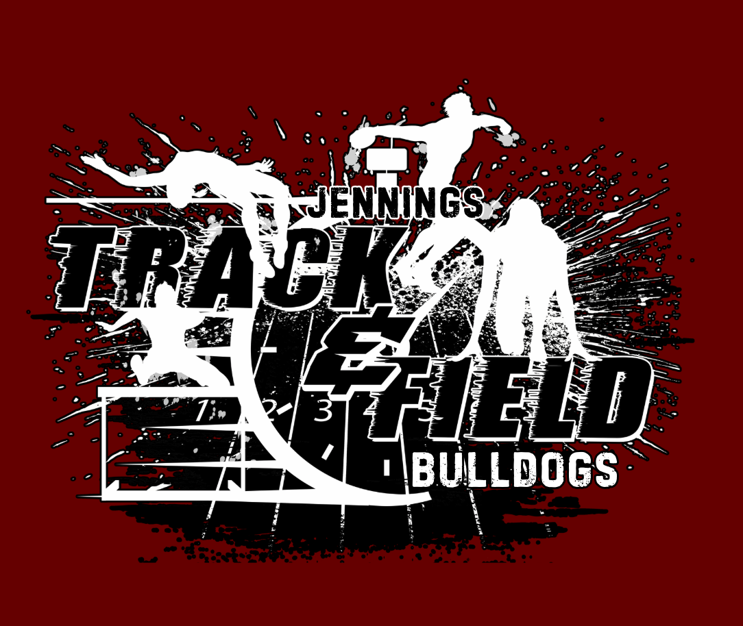 Jennings Bulldogs - Track & Field - Maroon