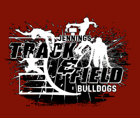 Jennings Bulldogs - Track & Field - Maroon