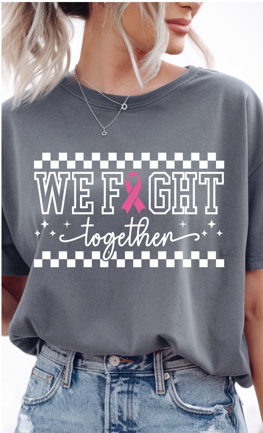 We Fight Together Checkered Tee