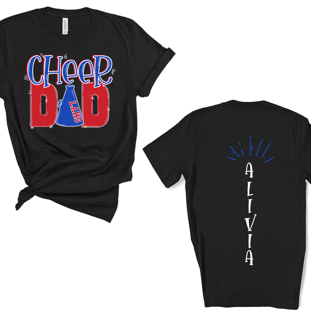 LAHS Cheer Mom/Dad Tee