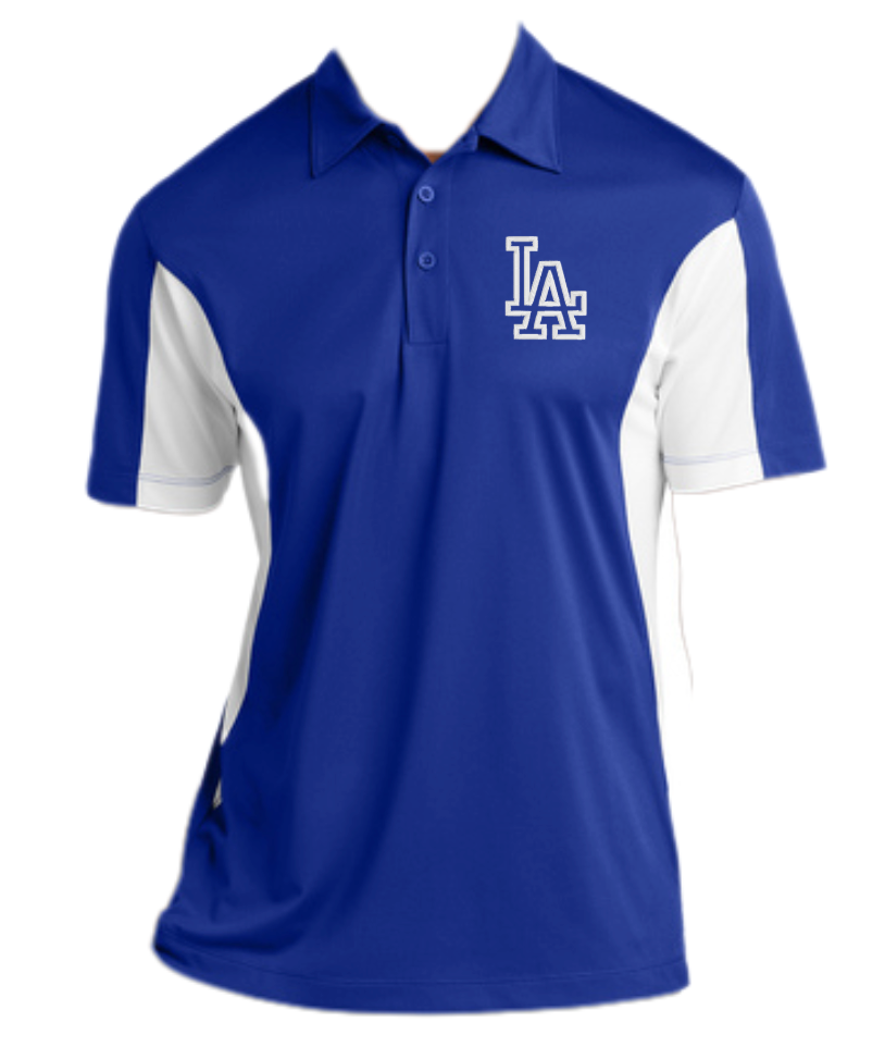 LAHS Softball | Embroidered Sport-tek Side Blocked Micropique Sport Wick Polo {men + women}